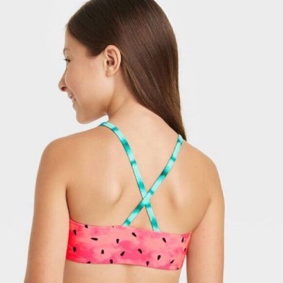 Cat & Jack Watermelon Swim Top, Size M, NWT - Picture 2 of 7